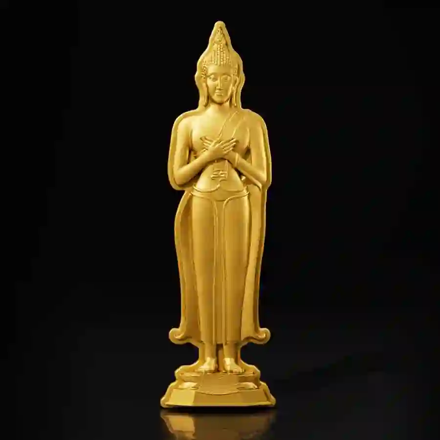 Fri-mood 7 Days of Buddha Friday 24K Gilded Silver Coin