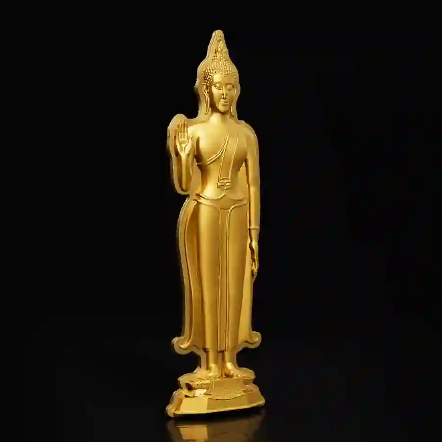 Mon-mood 7 Days Buddha Sunday 24K Gilded Silver Coin