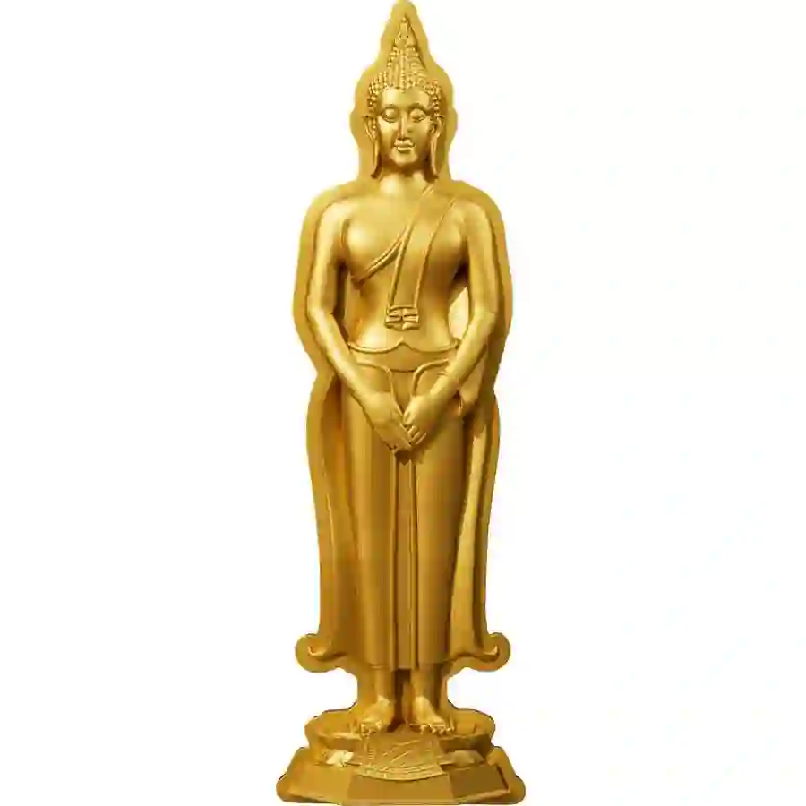 Sun-rev 2024 1 Ounce 7 Days Buddha Sunday 24K Gilded Silver Coin