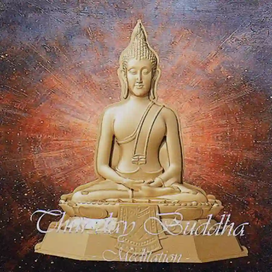 Thu-wrapper Chad 7 Days Buddha Thursday 24K Gilded Silver Coin