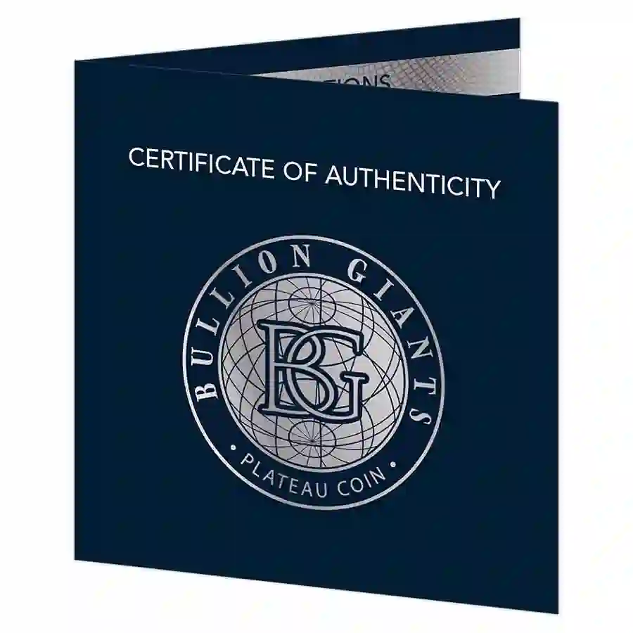 giant-ag-cert 2025 Bullion Giants 24K Plated Silver Coin