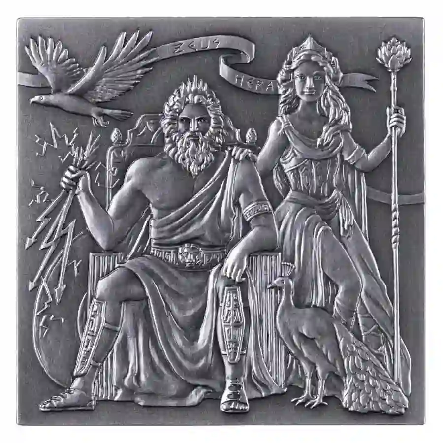 greek-cube-5 Greek Gods 1 kg 3D Cube Antiqued Silver Coin