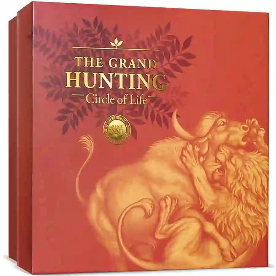 hunting-wrapper 2025 The Grand Hunting High Relief Silver Coin