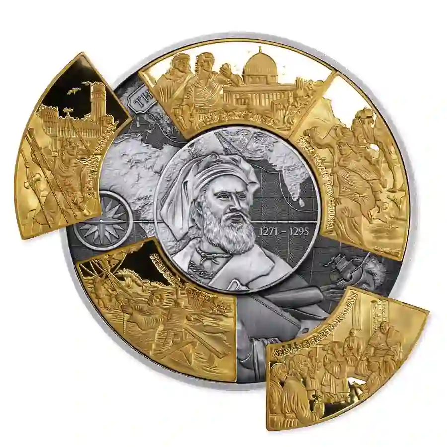 marco-1 2025 Marco Polo Silver Puzzle Coin