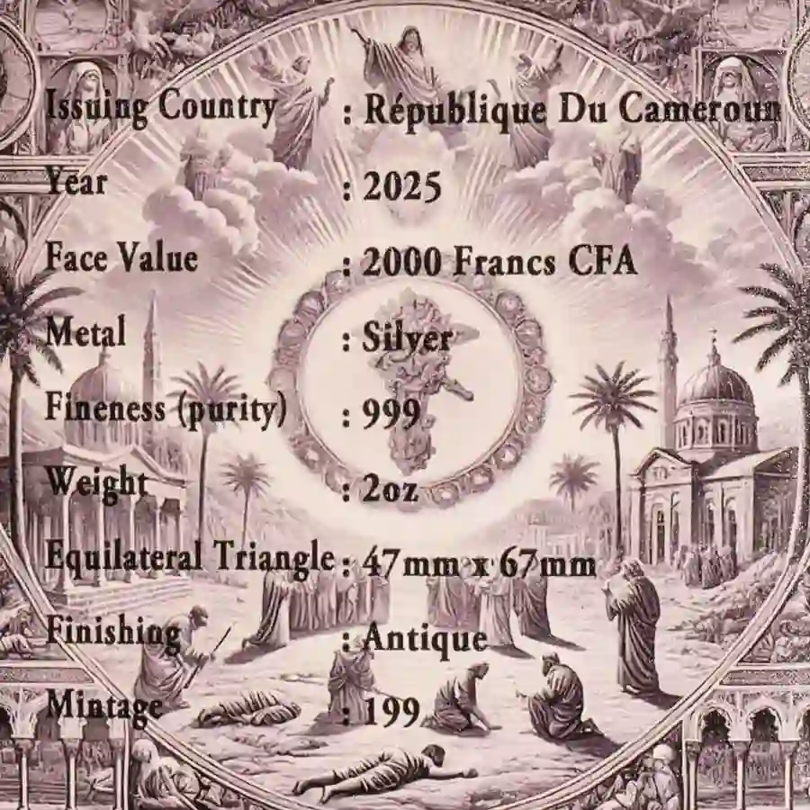 antique-cert 2025 12 Apostles St. Thomas Antique Finish Silver Coin