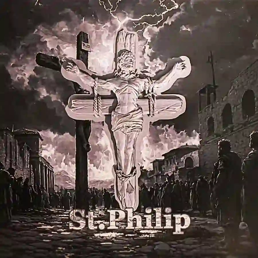 antique-wrapper 2025 12 Apostles Saint Philip Antique Finish Silver Coin