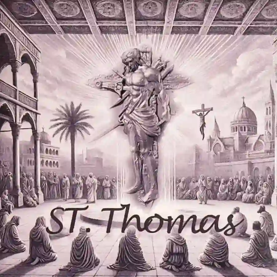 antique-wrapper 2025 Saint Thomas 12 Apostles Antique Finish Silver Coin