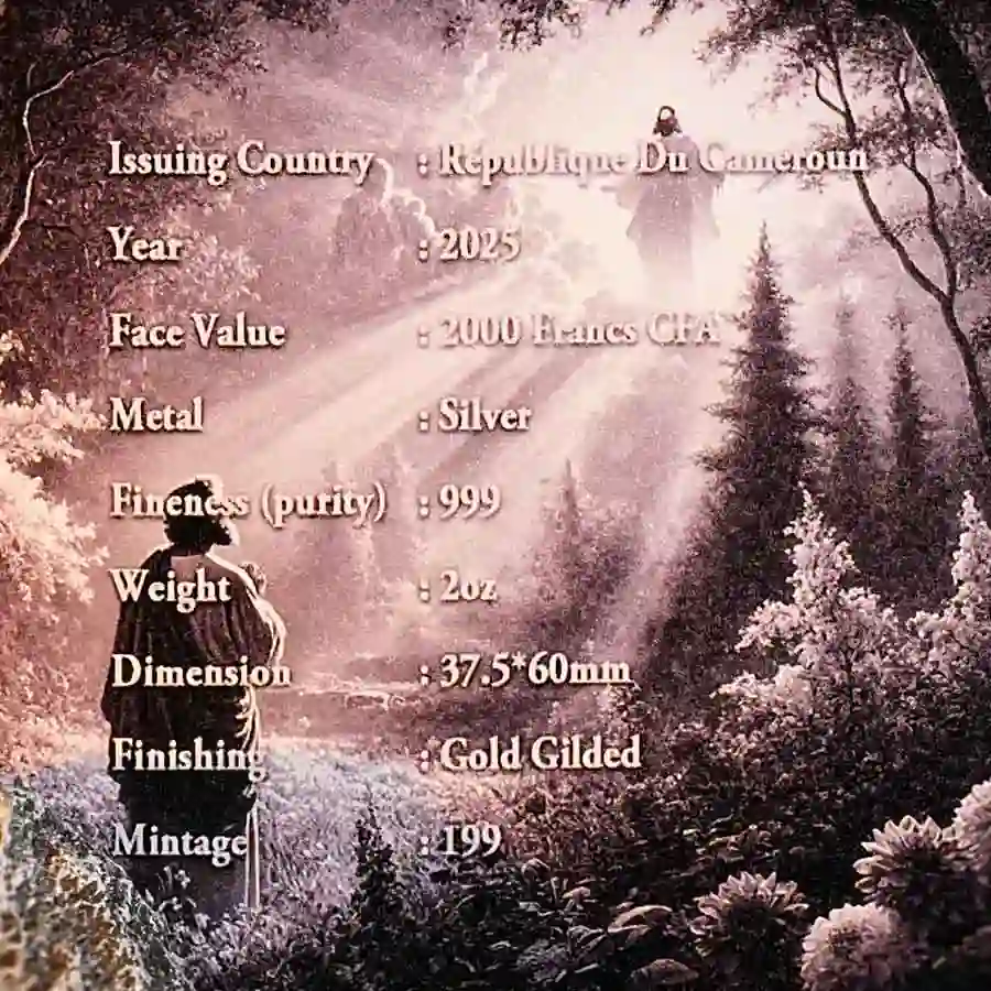 gold-cert 2025 St. Matthias 24K Gilded Silver Coin