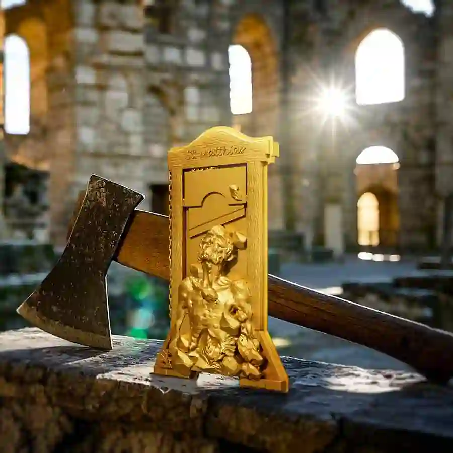 gold-mood 2025 12 Apostles St. Matthias 24K Gilded Silver Coin