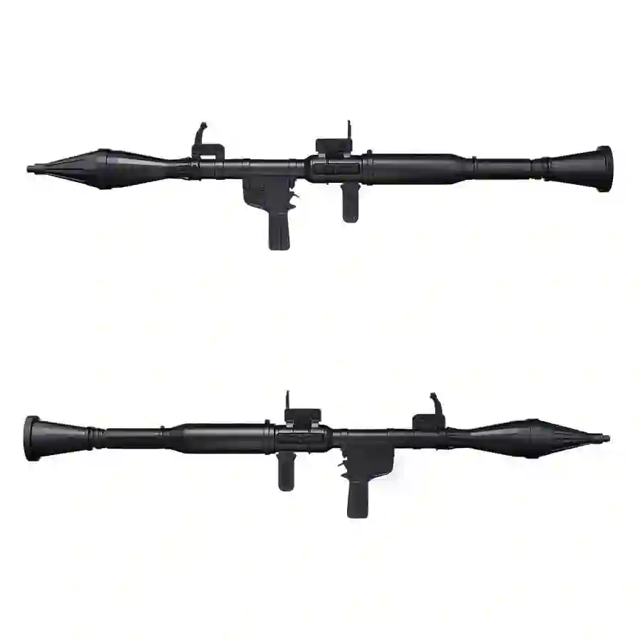 main 2025 Cameroon 2 Ounce Rocket Propelled Grenade Shape Minted Silver Coin