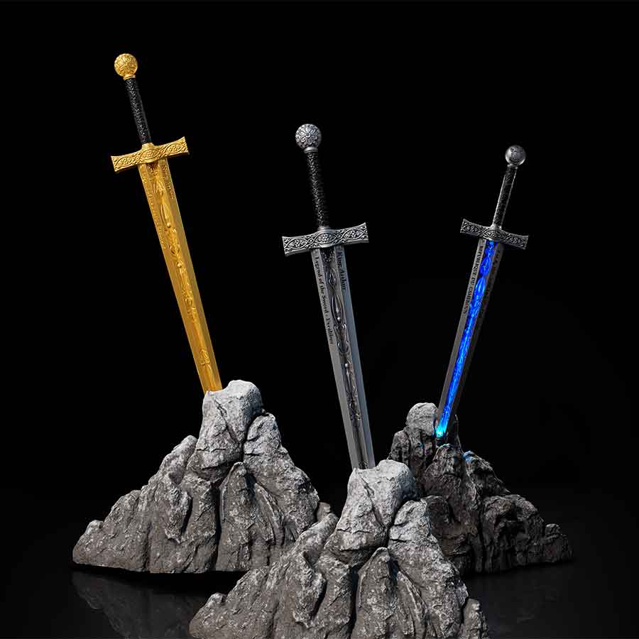 銀貨 越王勾践剣 アンティーク仕上げ 2オンス 2oz 特殊形状 2025 Cameroon 2 oz Excalibur Sword Antique Finish Silver Coin