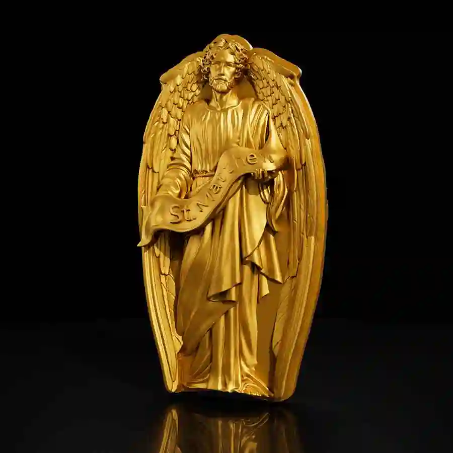 mood-gold 2025 Cameroon St. Matthew 12 Apostles 24K Gilded Silver Coin