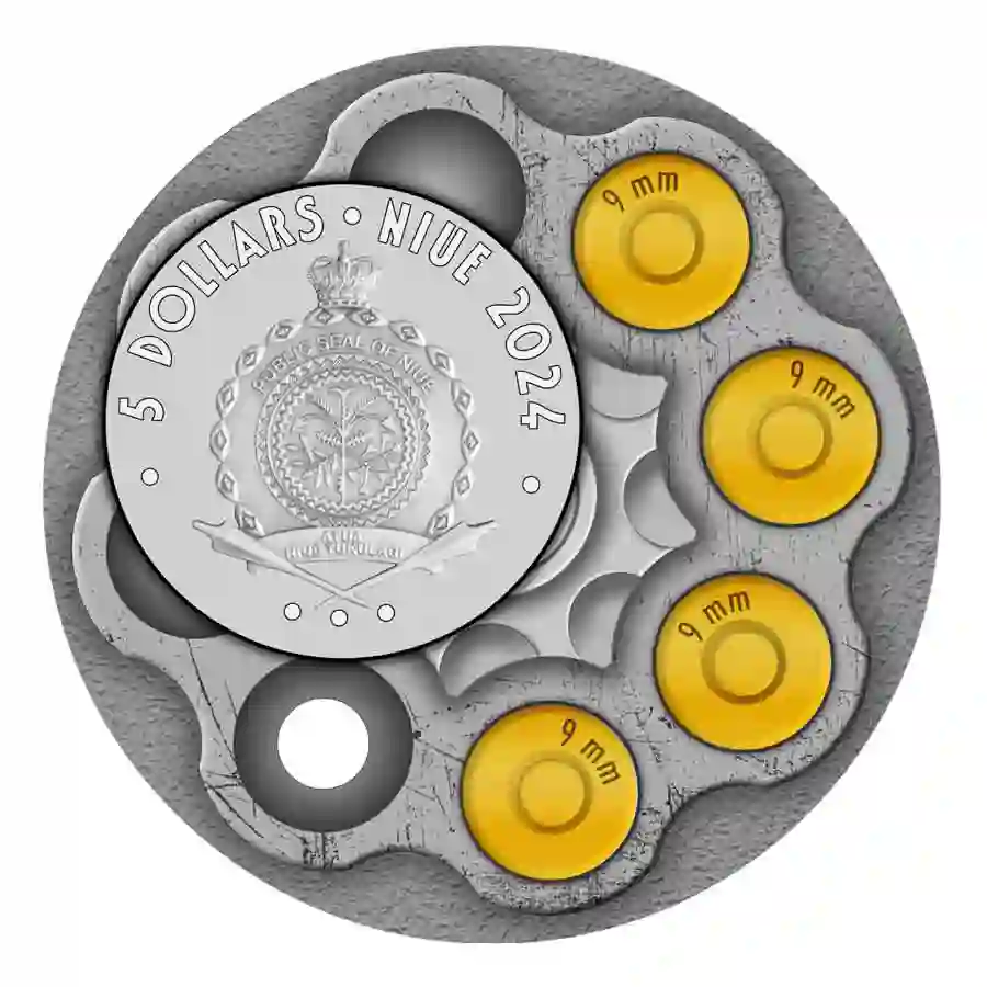 obv 2024 Lucky Luciano Ultra High Relief Silver Coin