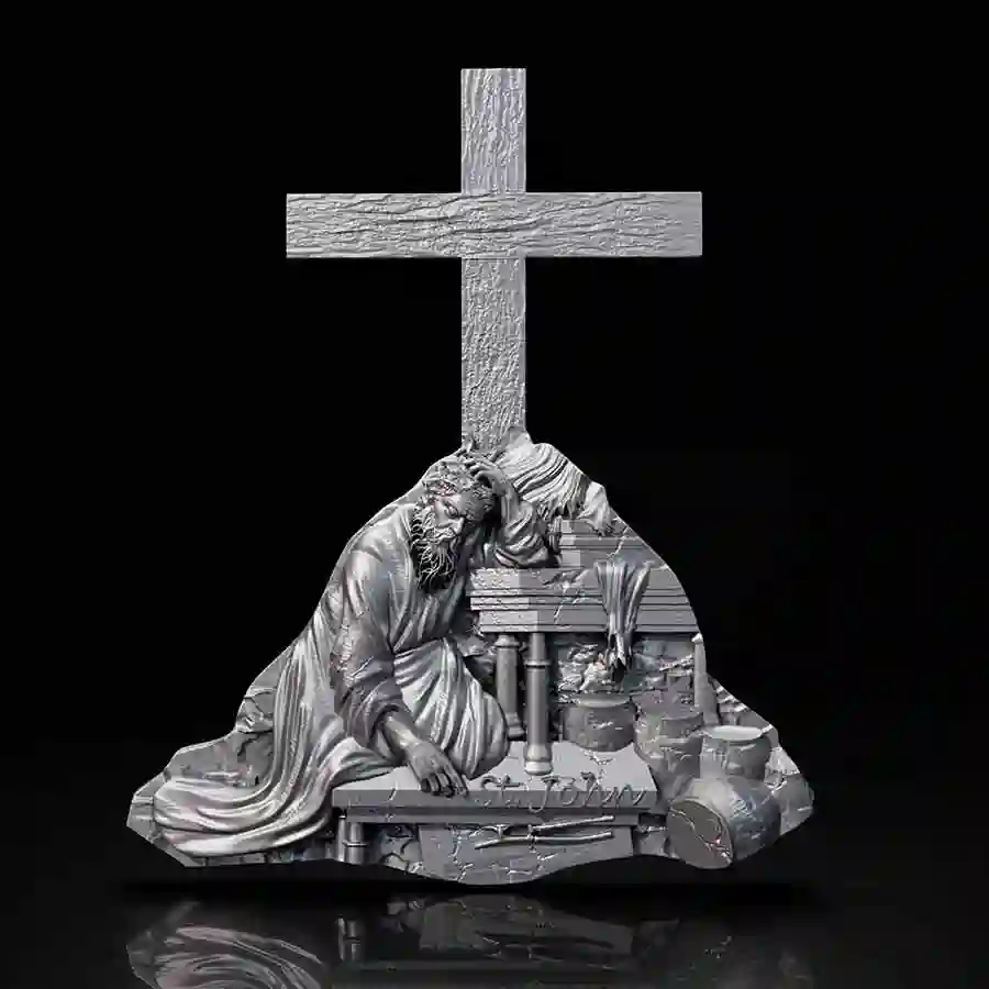 antique-mood 2025 St. John 12 Apostles Antique Finish Silver Coin