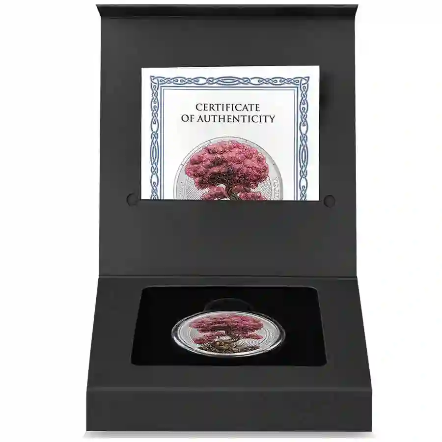 spring-set 2025 Germania Mint 1 oz Mythical Forest Yggdrasil Spring Silver Coin