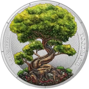 2025 Germania 1 oz Mythical Forest Yggdrasil Autumn Silver Round