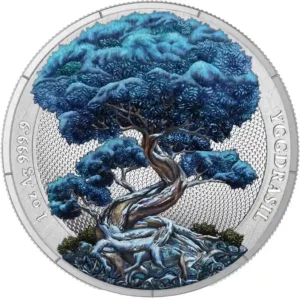 2025 Germania 1 oz Mythical Forest Yggdrasil Autumn Silver Round