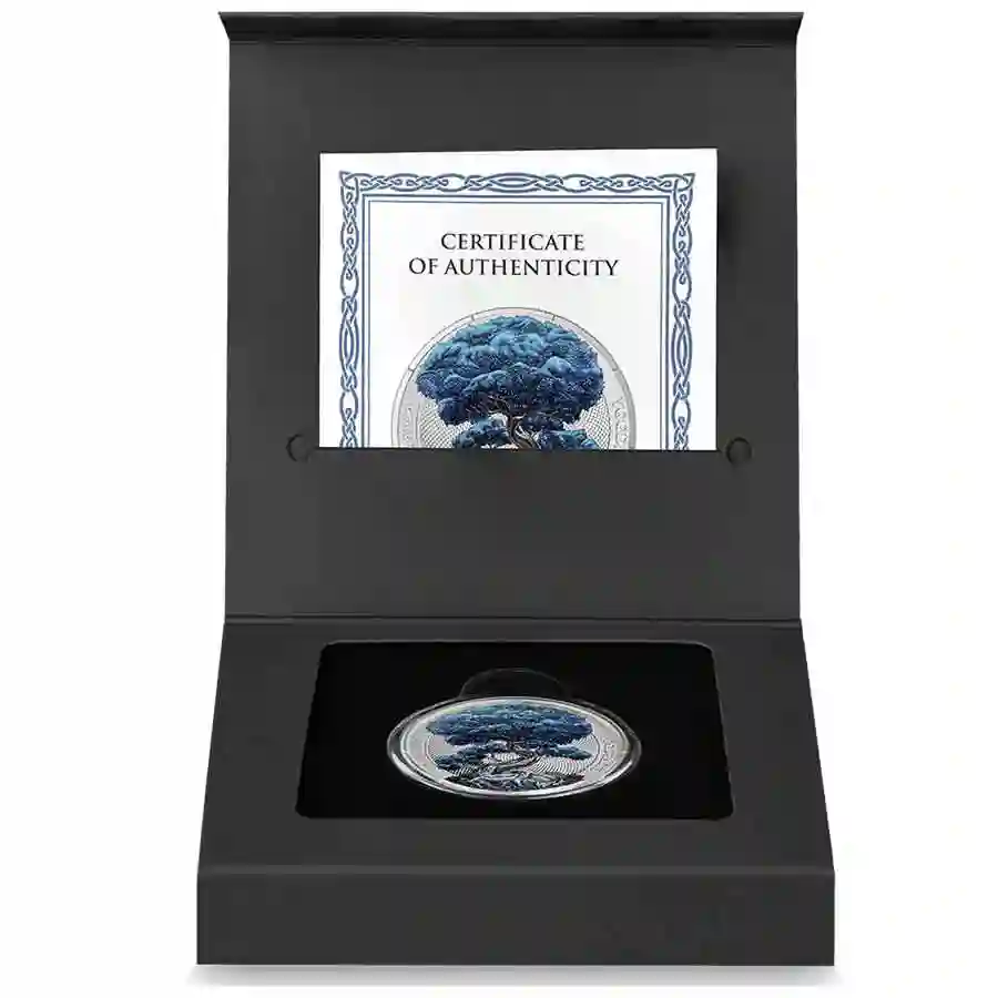 winter-set 2025 Mythical Forest 1 oz Yggdrasil Winter Silver Round