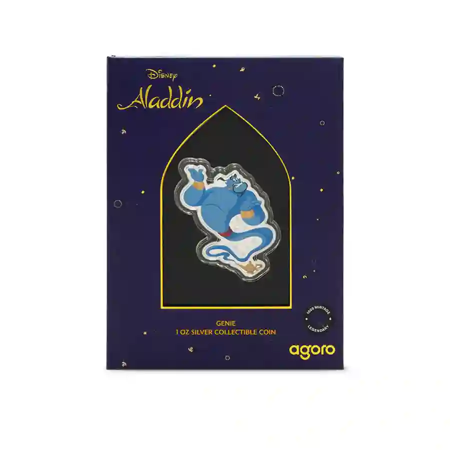 aladdin-box 2025 Aladdin Genie Silver Proof Coin