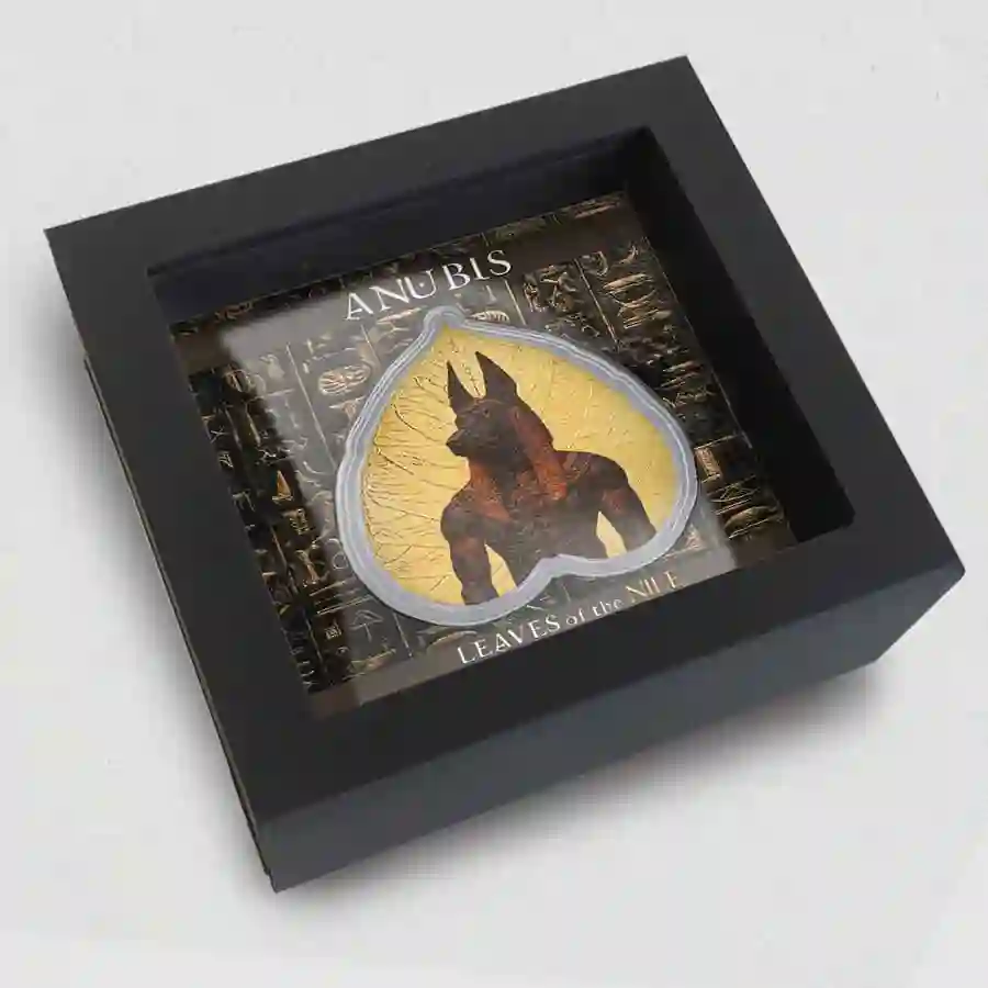 anubis-set 2025 Leaves of the Nile Anubis Silver Coin
