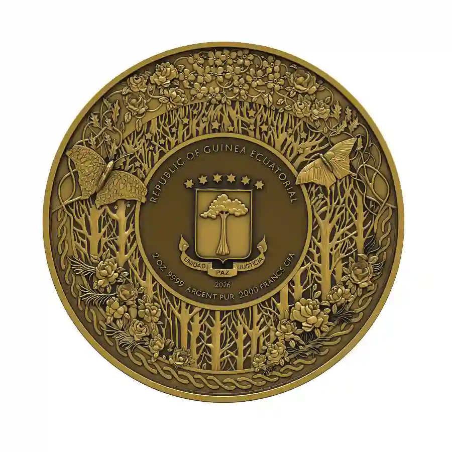 gold-obv 2026 Freyja Antiqued Gold Finish Silver Coin