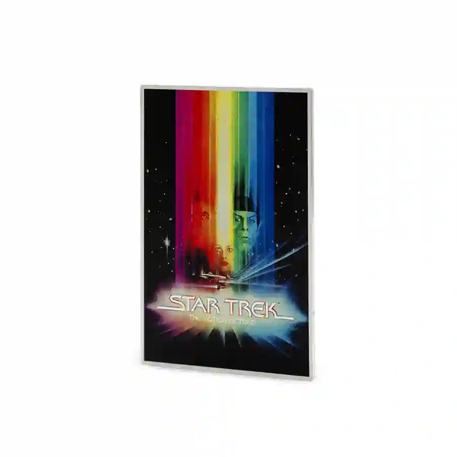 star-trek-iso 2025 Star Trek The Motion Picture Movie Poster Silver Coin