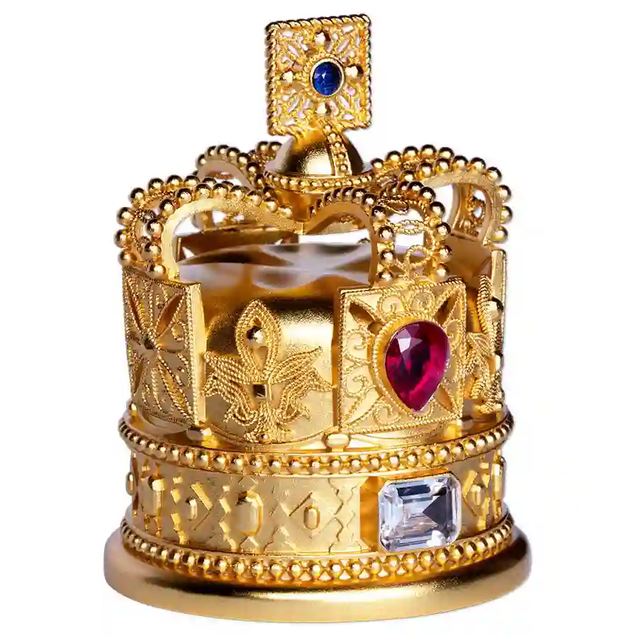 crown-back 2026 Samoa 5 Ounce Royal Crown 3D Shaped Silver Coin