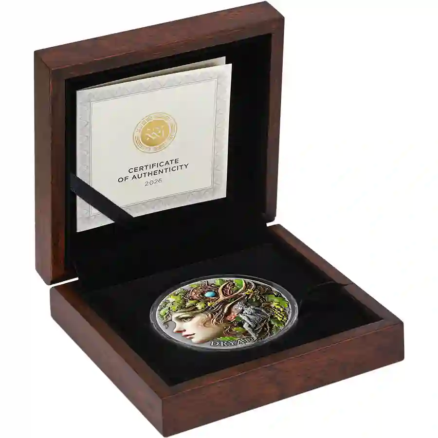 dryad-set Reserve now at Art in Coins, the 2026 Nature Spirits Dryad