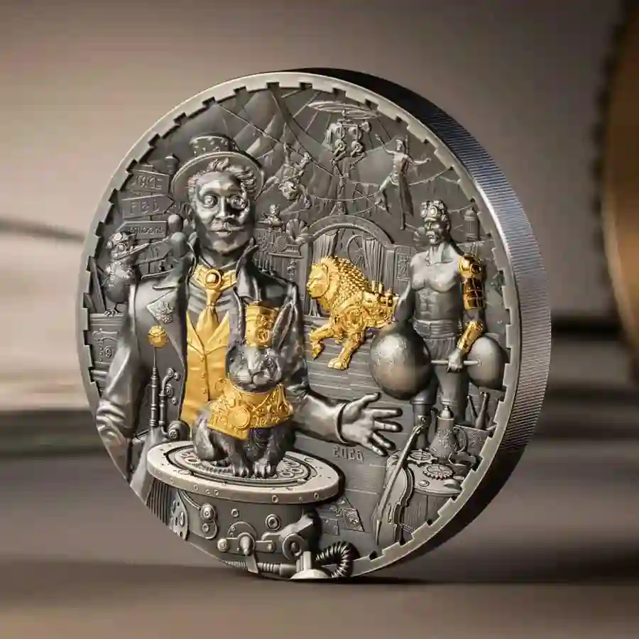 carnival-mood 2026 Steampunk Carnival 1 Kilogram Silver Coin