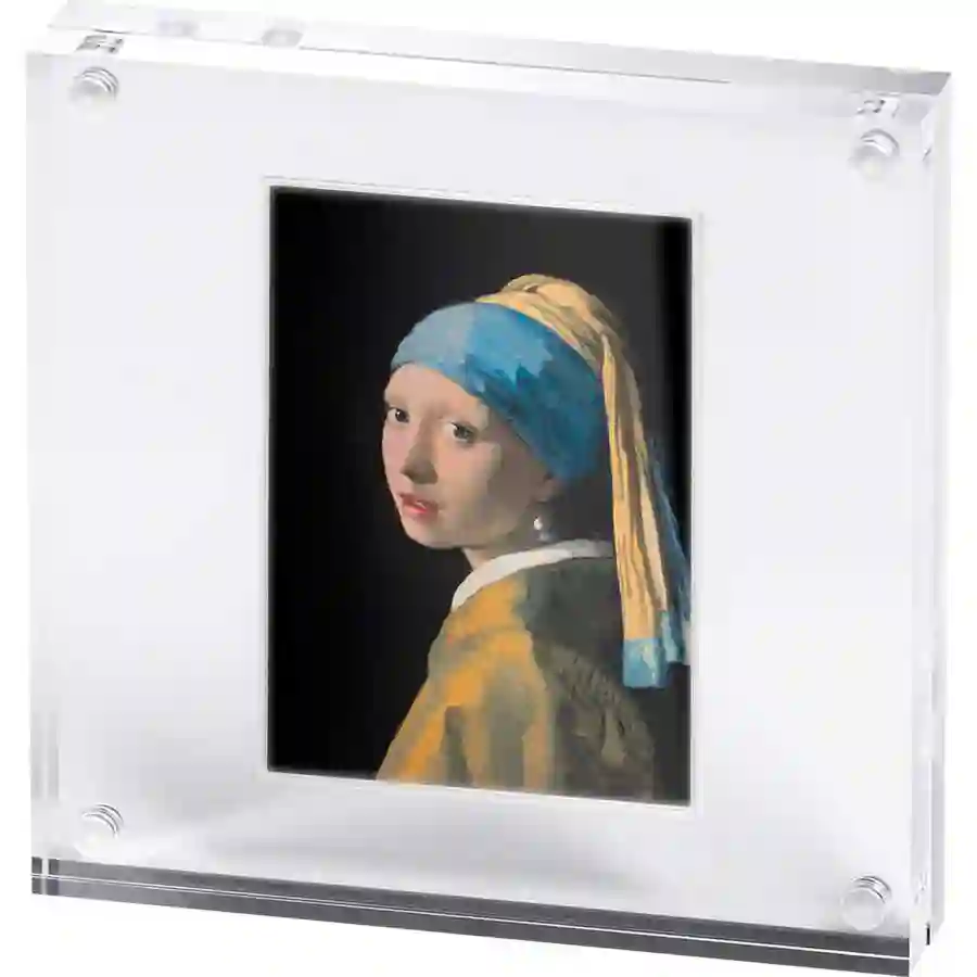 girl-case 2026 MINTXX1 Art Gallery Girl With A Pearl Earring Color Silver Proof Coin