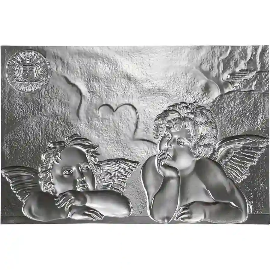 raphael-obv 2025 Samoa 1/2 oz Advanced Art Raphael Color Silver Coin