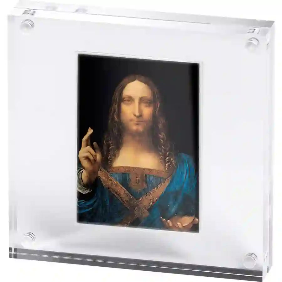 salvator-case 2026 Cameroon Salvator Mundi Color Silver Proof Coin