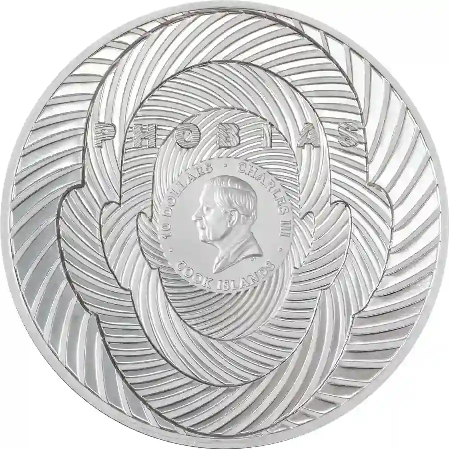 coulrophobia-obv 2026 Cook Islands 2 oz Phobias Coulrophobia Ultra High Relief Silver Proof Coin