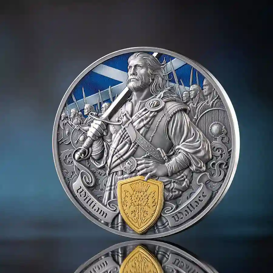 wallace-mood William Wallace Legends of Battlefield Silver Coin