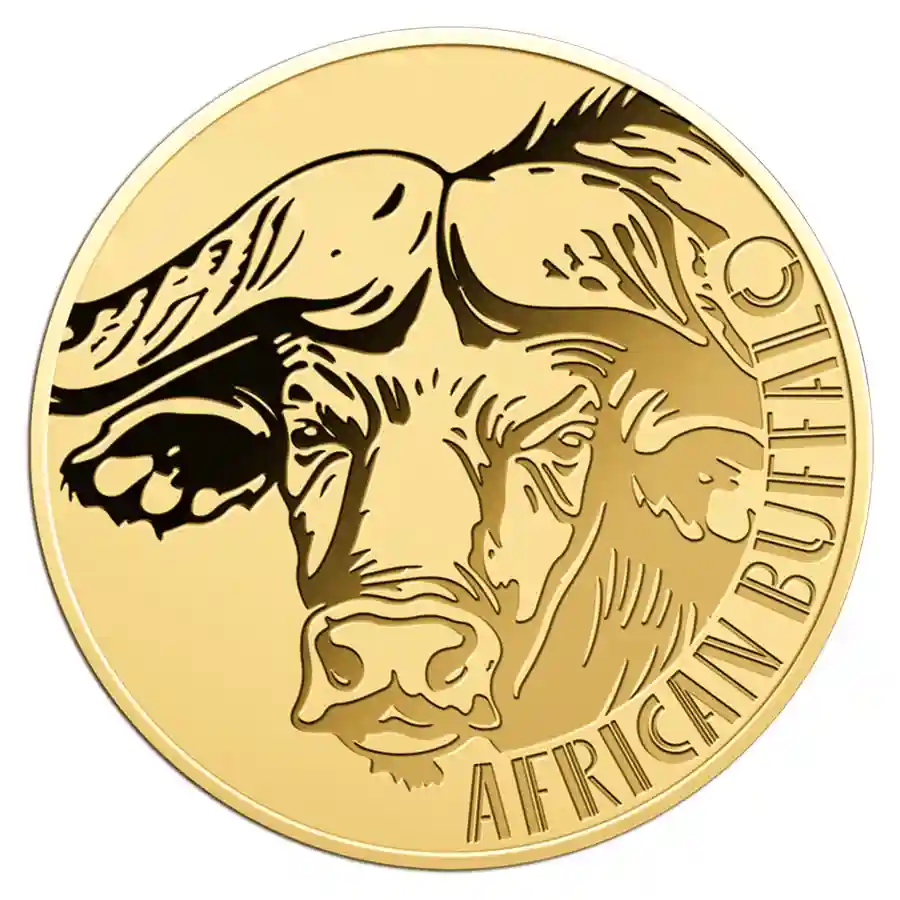 buffalo-coin-rev Republic of Chad 1/1000 Ounce African Big Five Buffalo Gold Coin