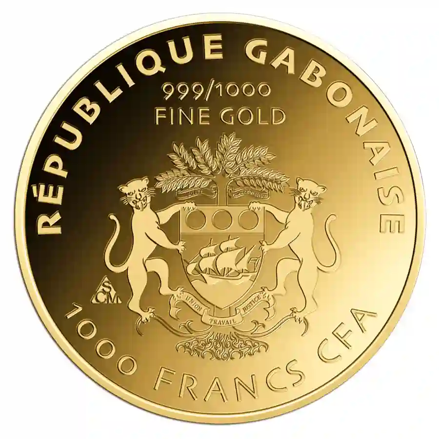 milky-coin-obv Gabon 1/1000 Ounce Milky Way Galaxy Gold Coin. Buy now at Art in Coins.