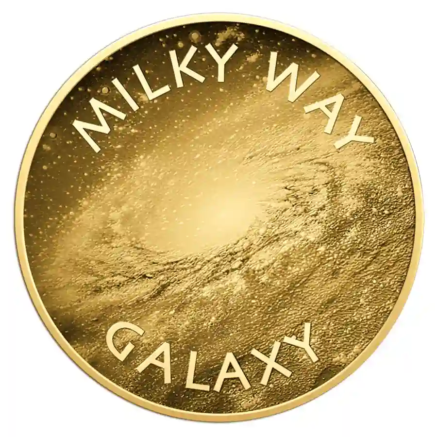 milky-coin-rev Gabon 1/1000 Ounce Milky Way Galaxy Gold Coin