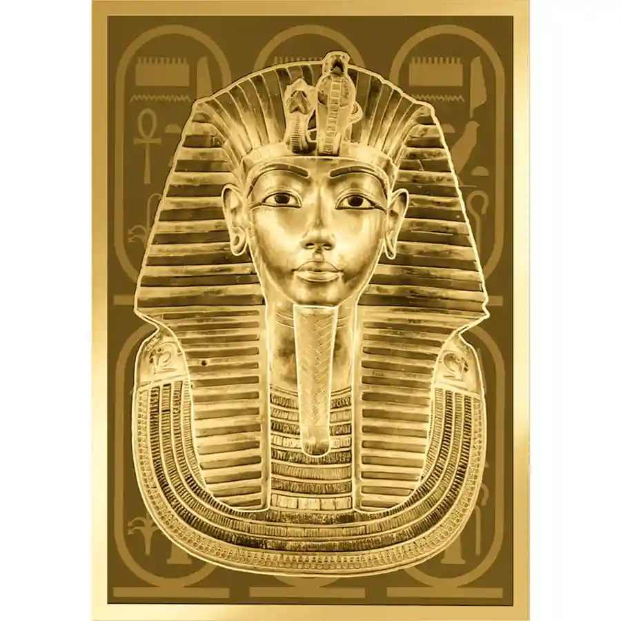 tutanchamun-coin-rev Republic of Chad 1/1000 Ounce Pharaohs Tutanchamun Gold Coin