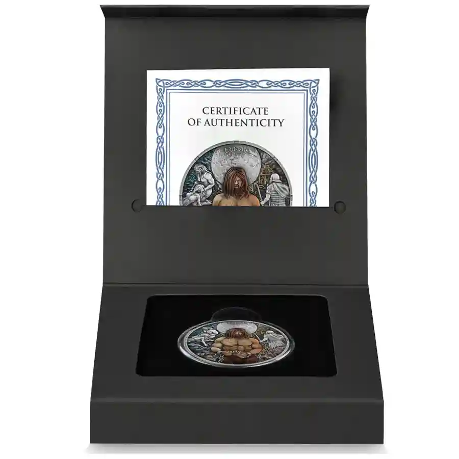 vengeful-set 2026 Germania Bodvar Loss Vengeful Color BU Silver Coin